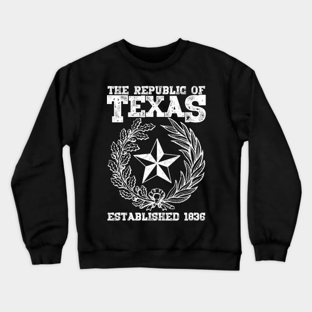 Republic of Texas Crewneck Sweatshirt by JimPrichard